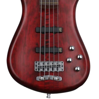Warwick Pro Series 5 Streamer Stage I Electric Bass Guitar - Burgundy Red for sale