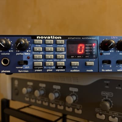 Novation A Station 8-Voice Rackmount Synthesizer 2001 - Blue