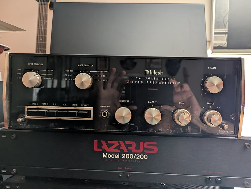 McIntosh C 26 Stereo Solid State Preamp 1968 - 1978 - Black  			