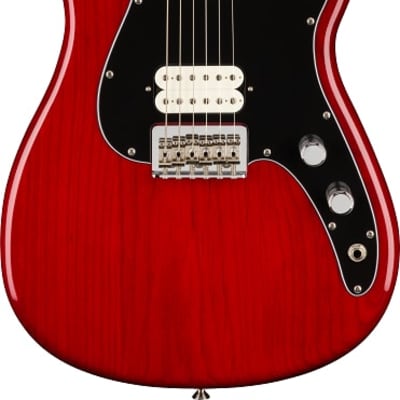 Fender Player Duo-Sonic HS Electric Guitar Maple FB, Crimson Red Transparent image 9