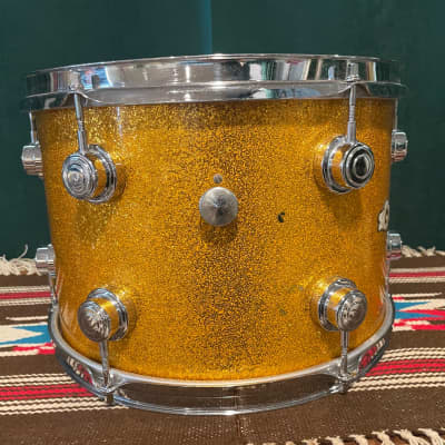 1960s Camco 9x13 Tom Drum Gold Sparkle Chanute image 7