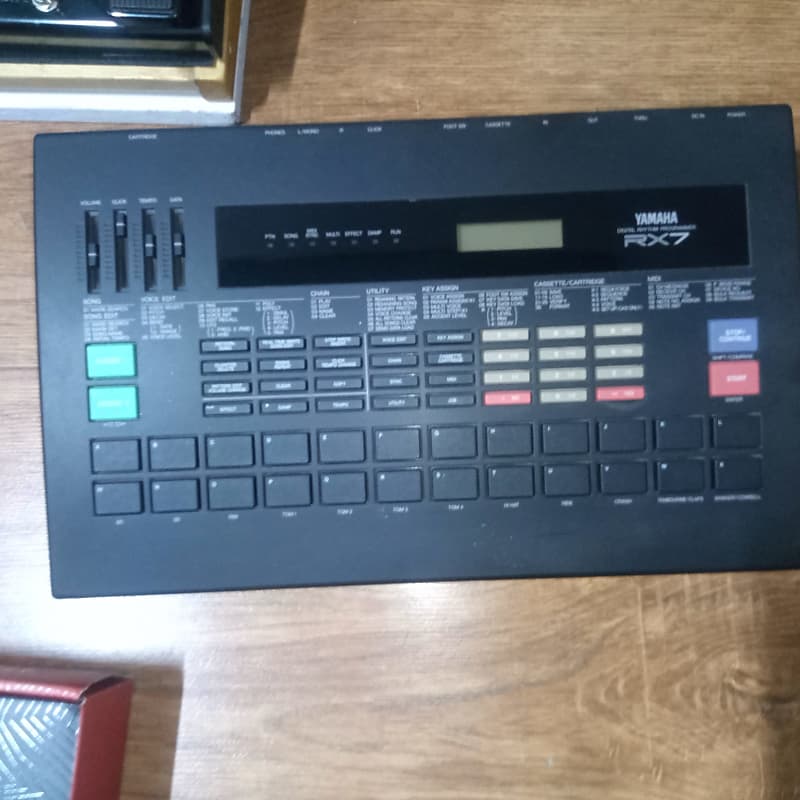 Yamaha RX7 Digital Rhythm Programmer 1987 - Black image 1