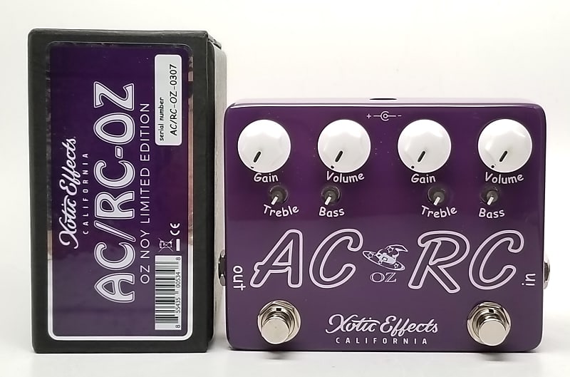 used Xotic AC/RC-OZ Oz Noy Limited Edition, Mint Condition with