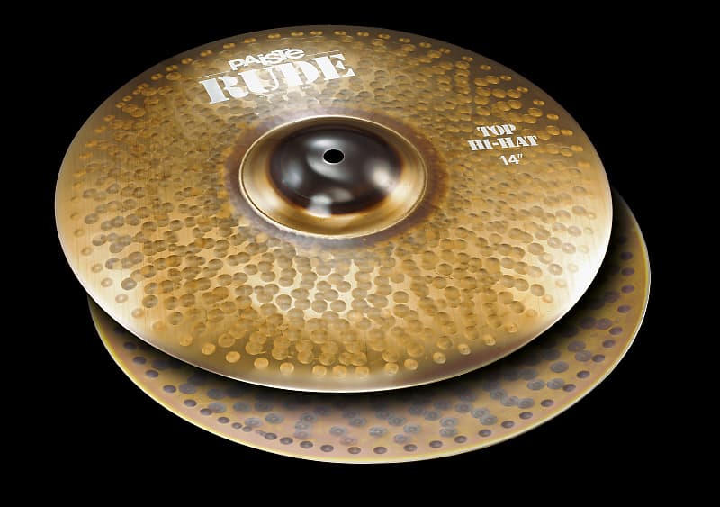 Paiste Rude 14" Hi Hat Cymbals/New-Warranty/Model # CY0001128014 image 1