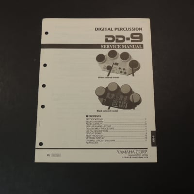 Yamaha DD-9 Service Manual [Three Wave Music]