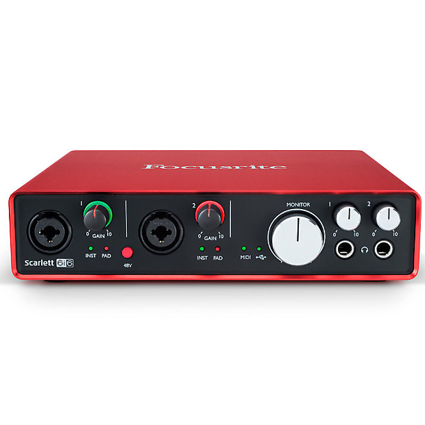 KRK Rokit 8 Monitors Black Pair + Focusrite 6i6 Recording KRK Rokit 8 Monitors Black Pair + Focusrite 6i6 Recording
