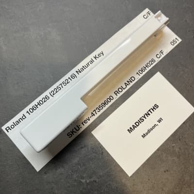 ORIGINAL Roland Replacement C/F Key (106H026) for Juno-6/60/106, Jupiter-6/8, HS-60, SH-101, VK-09, JX-3P