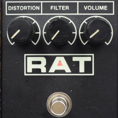 ProCo RAT Made in USA Silver Screw LM308N Distortion Guitar