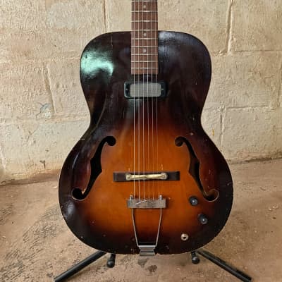 Kay Archtop 1950s Professional Rebuild Handwound Gold Foil Low Action Easy Player Big Boy Body image 1