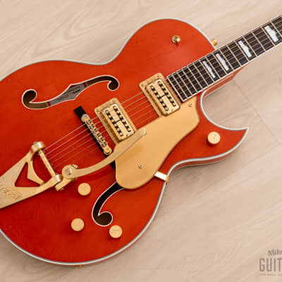 2003 Gretsch 6120N New Nashville Semi-Hollow Western Orange w/ Case for sale