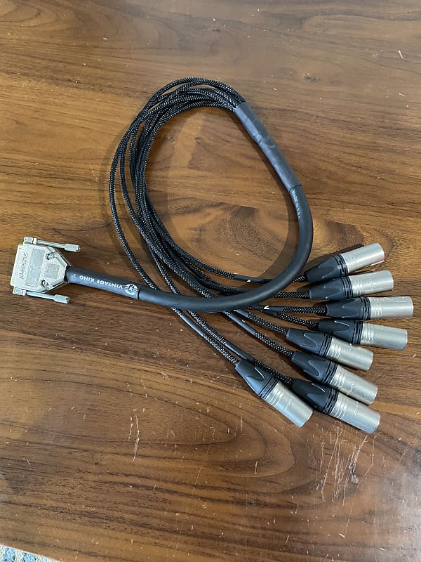 Vintage King Audio Project Series 3' DB25 to XLRM Reverb