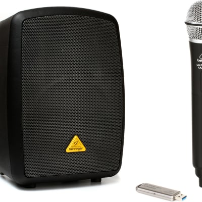 Behringer MPA40BT Pro Portable PA System Bundle with Behringer