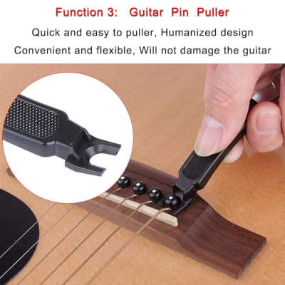 3Pack Guitar String Winder Guitar String Cutter And Bridge Pin Puller, 3 In  1 Guitar Tool Guitar Accessories