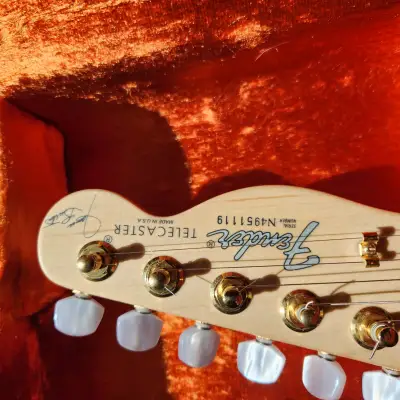Fender  James Burton Telecaster  2006 Blue Flames image 5