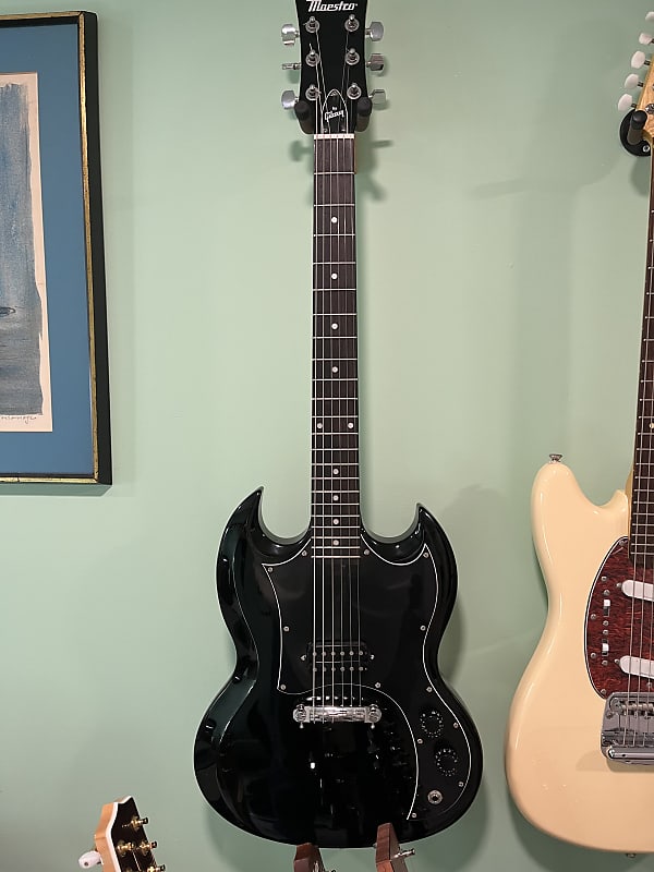 Maestro by Gibson SG 2020 Black | Reverb