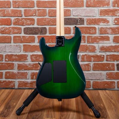 Charvel USA Custom Shop San Dimas Master Built by “Red” Dave Nichols for Namm #403 Quilted Maple Top Green Blue Burst 2024 w/OHSC image 7