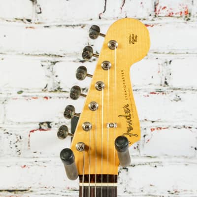 Fender - NOS Vintage Custom 1959 - Stratocaster® Electric Guitar - Rosewood Fingerboard - Chocolate 3-Color Sunburst - w/ Deluxe Hardshell Case - x0560 image 8