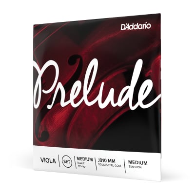 D'Addario J910 MM Prelude Viola String Set, Medium Scale, Medium Tension image 5