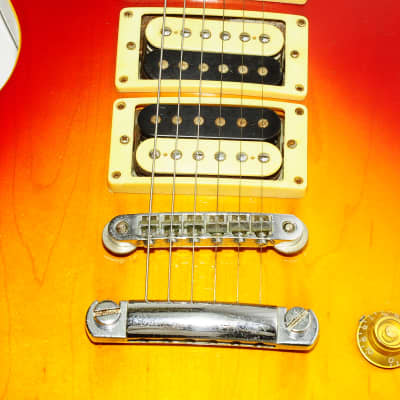 1970s Burny Single Cut Standard Model 3 Pickup Electric Guitar Ref No 3550 image 5