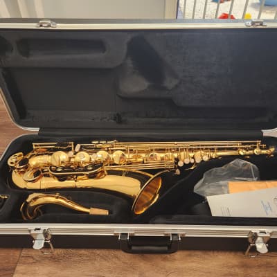 Etude ETS-200 Student Series Tenor Saxophone 2010s - Lacquered Brass image 2