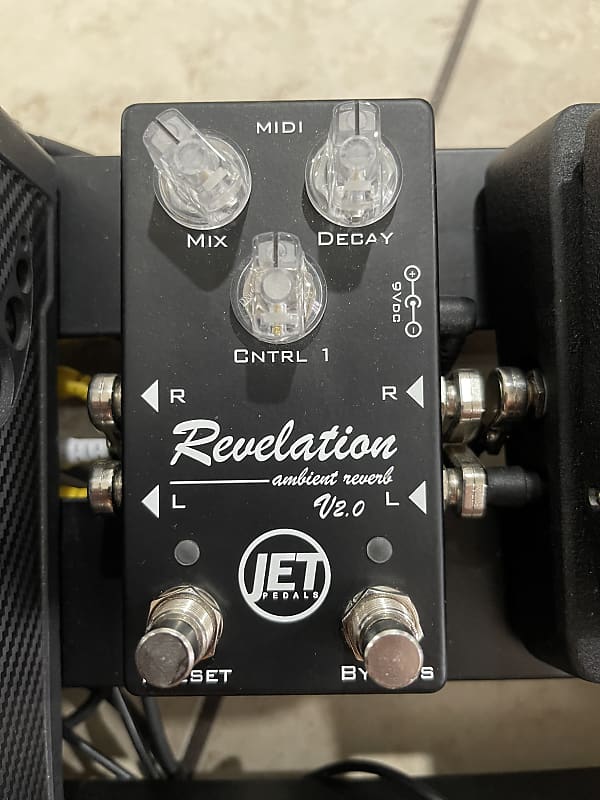 Jet Pedals Revelation Ambient Reverb - Black | Reverb