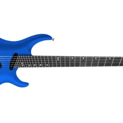 Ormsby SX Carved Top GTR7 (Run 8) Multiscale BMG - Blue Metallic Gloss image 4