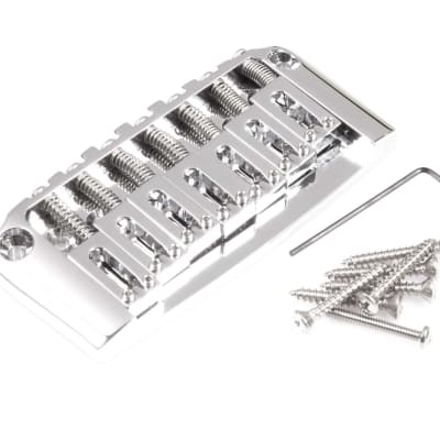 Genuine Hipshot Ibanez Gibraltar replacement Bridge 7 String Chrome 4IBG07C