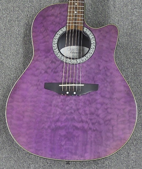 Ovation CK057 Celebrity Acoustic Electric Guitar Purple