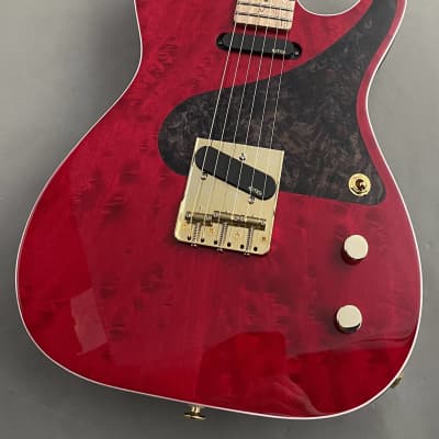 RUNT GUITARS TS "CUSTOM" - Transparent Red Top Amber Back [Made in Japan][GSB019] image 2