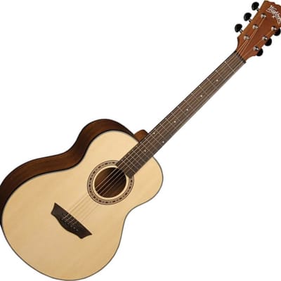 Washburn AGM5K-A-U Apprentice G-Mini 5 Acoustic Guitar Spruce Mahogany image 1