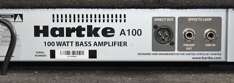 Hartke Hartke – A100 Bass Combo Amplifier 100w – Used - Black | Reverb