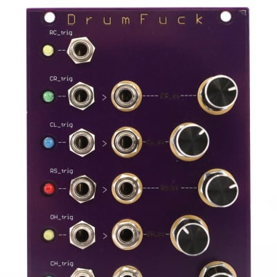 Buck Modular DrumFuck 8 Voice Drum Machine Purple #40949 image 3