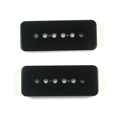 A Pair of P-90 p90 Soap-bar Pickup Replacement Covers 50mm & 52mm ,Black