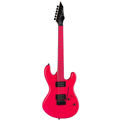 Dean CZONE Custom Zone 2 HB Electric Guitar. Florescent Pink image 8