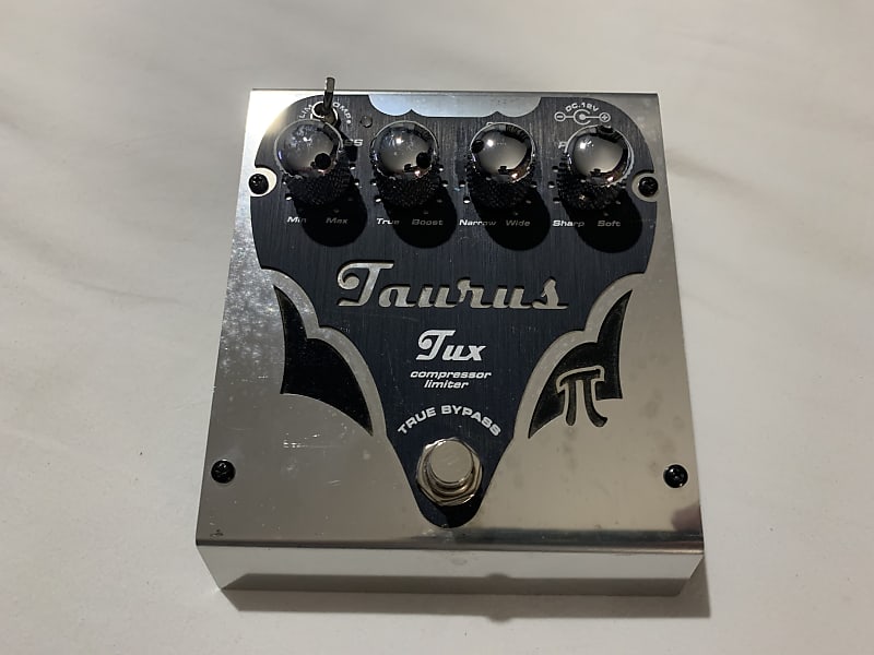 Taurus Tux Compressor Limiter Guitar Pedal Reverb