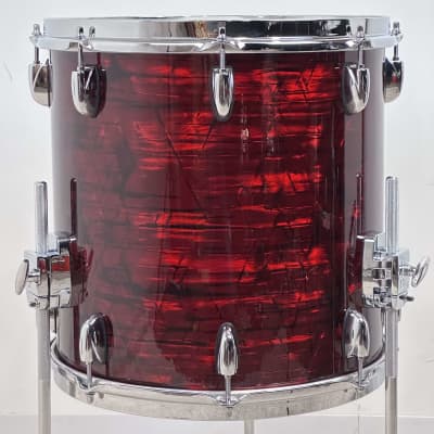 Gretsch 24/12/14/16/5.5x14" Brooklyn Drum Set - Red Oyster Pearl image 18