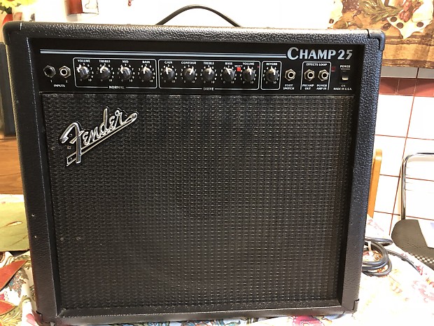 Fender champ sales 25 tube amp