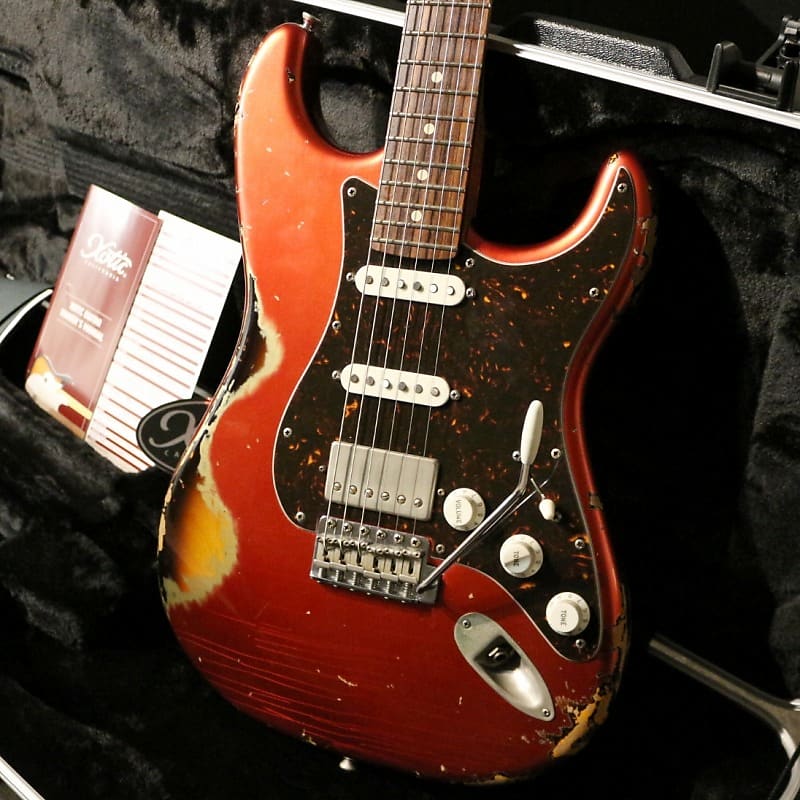 Xotic XSC-2 Dark Candy Apple Red over 3TB Heavy Aged 2019[3.42kg