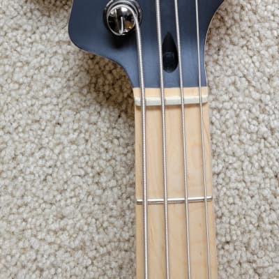 Fender Squier Contemporary Active Jazz Bass Guitar HH, Maple Neck, Flat Black Finish image 4