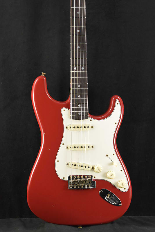Mint Fender Limited Edition Fat '64 Stratocaster Journeyman Relic Aged Dakota Red 3A Rosewood Fingerboard, image 1