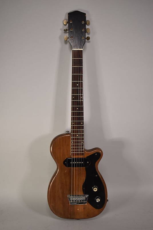 1950s Harmony Stratotone Natural Finish Electric Guitar image 1