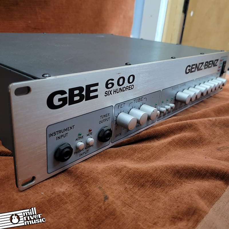 Genz Benz GBE 600 625W Rackmount Bass Amp Head Used image 1