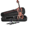 Stagg EVN-X-4/4-VBR Silent Violin Set w/ Case, Headphones