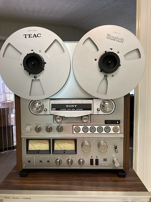 SONY TC-765 Reel to Reel Audio Tape Deck ~ Dual Capstan ~ Logic Control 10  reel