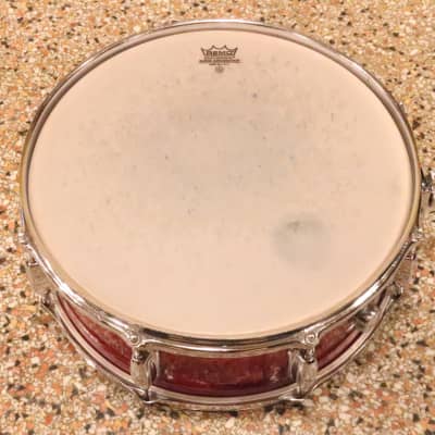 Drum Craft 5.5x14" Snare Drum Red Pearl Vintage 1970's MIJ image 8