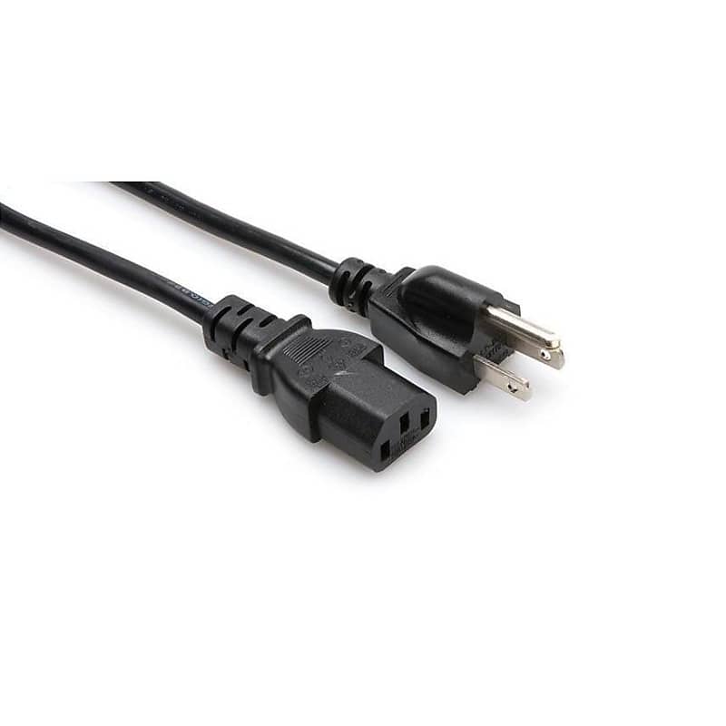 Hosa PWC-141.5 IEC Power Cable | 1.5 Ft image 1
