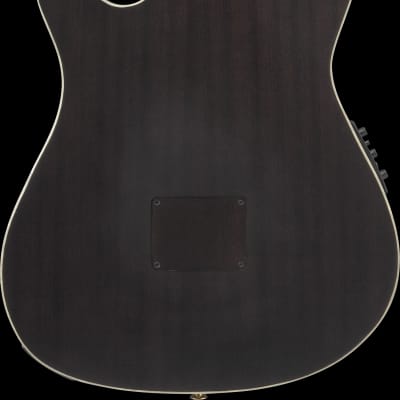 Ibanez TOD10N-TKF Signature Guitar Tim Henson Nylon String Transparent Black Flat image 13