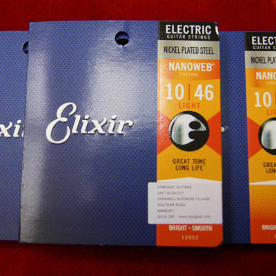 Elixir Nanoweb 12052 light 10 46 gauge electric guitar strings 3