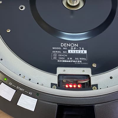 Denon DP-75 Direct Drive Turntable Record Player In excellent | Reverb