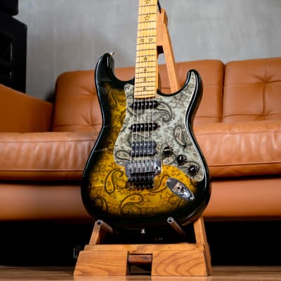 Fender Richie Sambora Black Paisley 1996 50th Aniversary Japan Limited edition of 200 image 6